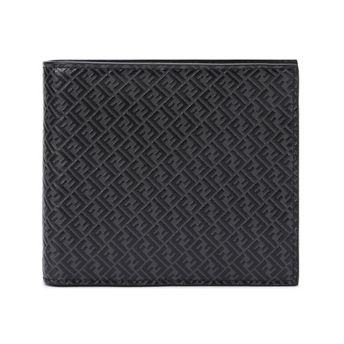 FENDI/芬迪 男士牛皮短款钱包钱夹FF图案 7M0169 AGLP