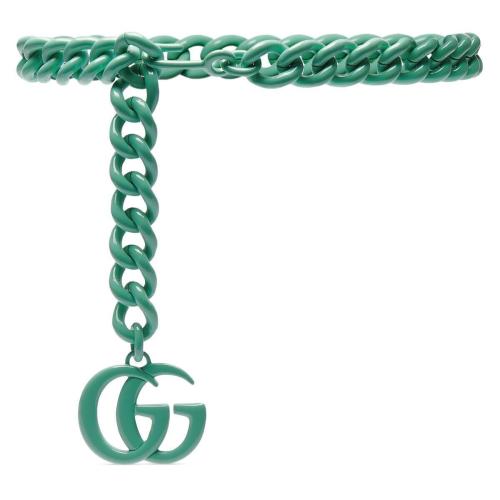  GUCCI古驰 22年秋冬 女士 GG Marmont系列链式腰带 676170 JD7JV 3451