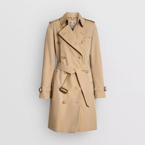  BURBERRY 22年秋冬 女士 肯辛顿版型 - Heritage Trench 风衣 80457741