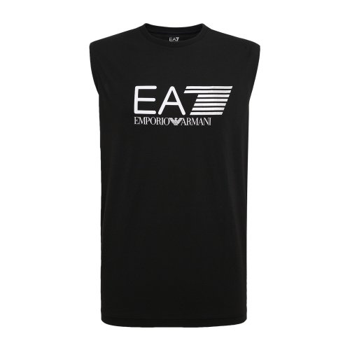 Emporio Armani/安普里奥阿玛尼 时尚休闲大字母LOGO黑色圆领男士短袖T恤 3ZPT80PJ02Z1200