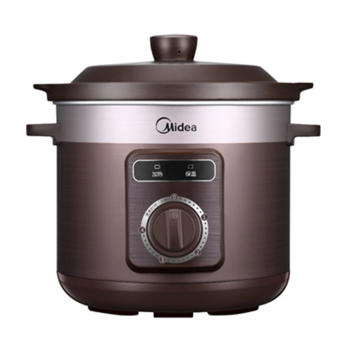 Midea/美的电炖锅电炖盅养生锅南都陶釜内胆煲汤煮粥电炖锅家用全自动4LTGH40D