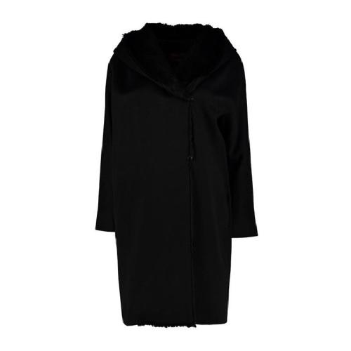 MaxMara/麦丝玛拉 女士黑色时尚休闲大衣 MAXCEYL0N013