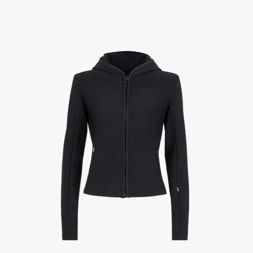  FENDI芬迪 22年秋冬 女士 夹克 黑色高科技布料夹克 FAN091AK8DF0GME