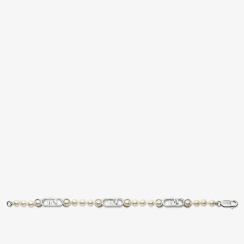  FENDI芬迪 22年秋冬 男士 手链 白色手镯 7AJ623A5TOF1IPY