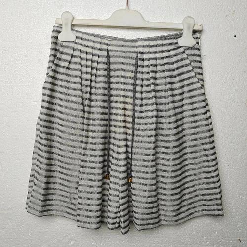 Giorgio Armani/乔治阿玛尼白色条纹女士裙裤  RAP03MRA42M101  瑕疵折扣