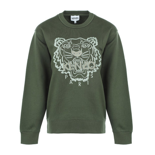 KENZO/高田贤三大虎头刺绣棉质宽松女士套头卫衣女卫衣FB62SW821