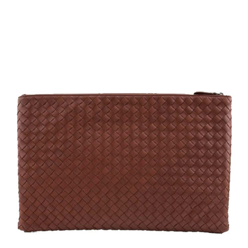 Bottega Veneta 宝缇嘉 男士羊皮经典编织商务休闲手拿包