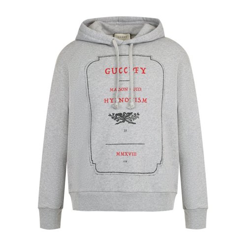 Gucci 古驰 男装 服饰 Hypnotism印花连帽套头衫 男卫衣