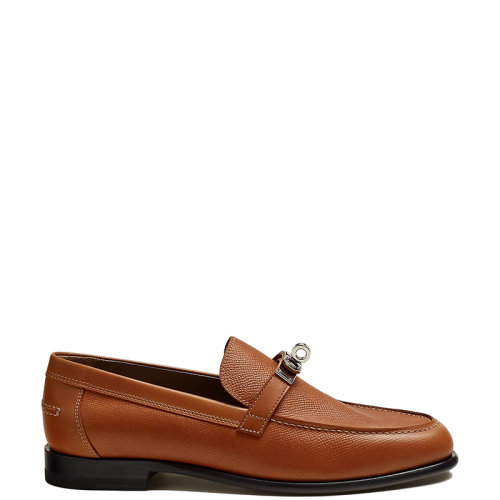 HERMES/爱马仕 22年秋冬新款 Destin系列 女士自然色小牛皮莫卡辛鞋乐福鞋H222077ZA3355