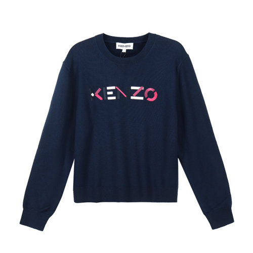 KENZO/高田贤三 女士针织衫/毛衣 羊毛圆领长袖针织衫 2PU541 3LA