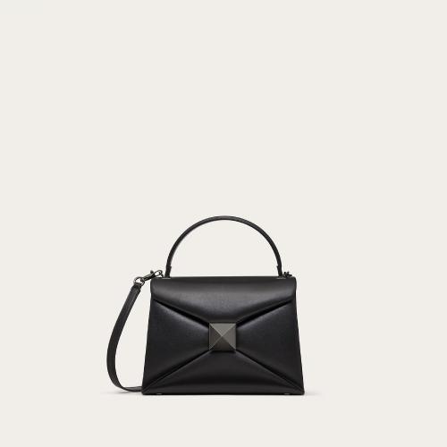  VALENTINO华伦天奴 22年秋冬 女士 手提包 PETIT SAC a MAIN ONE STUD EN NAPPA A_VEC CLOU TO