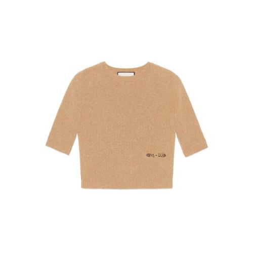  GUCCI古驰 22年秋冬 女士 马衔扣羊绒上衣 628389 XKBH9 2184