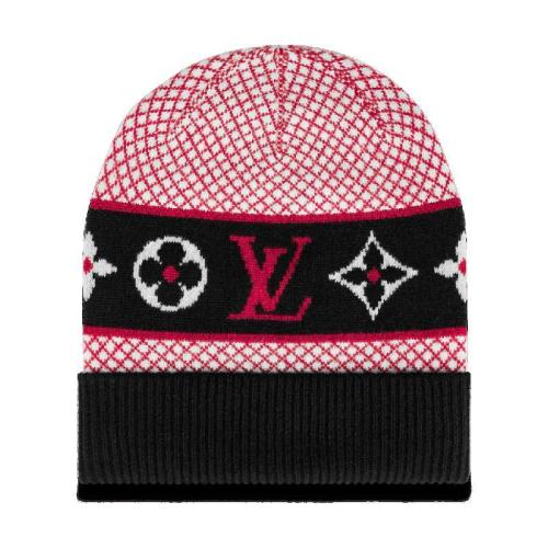  LV路易威登 22年秋冬 女士 帽子 Double LV 针织帽 M77312 预定商品2-6周发货