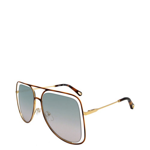 CHLOE/克洛伊 蔻依 飞行员 熊猫镜 大框 太阳镜 渐变色镜片 墨镜 眼镜 CE130S 57mm CHLOE 克洛伊