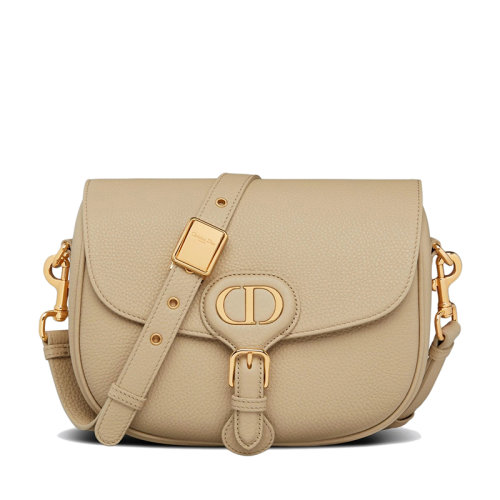 DIOR/迪奥 BOBBY系列 女士中号绳色粒面小牛皮斜挎单肩包M9319UBBN_M39U