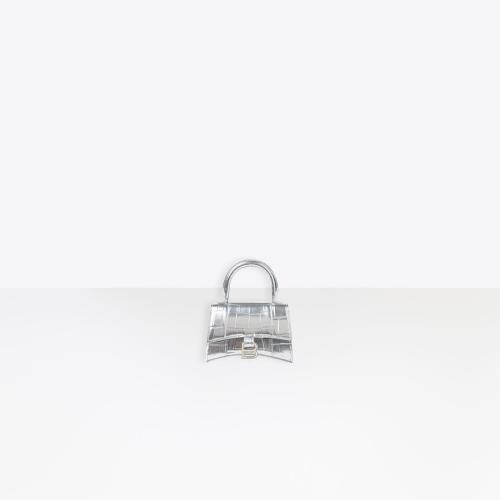BALENCIAGA巴黎世家 22年秋冬 女士 单肩包 Hourglass 迷你 Top Handle 手袋 6373721S4CY8110 预定商品1-3周发货