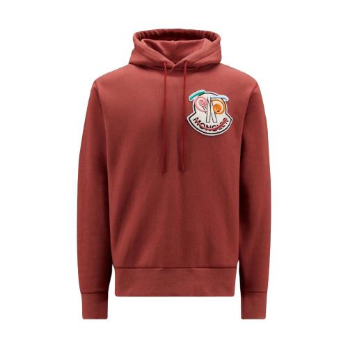  MONCLER蒙可蒙克莱 22年秋冬 男士 长袖T恤 Logo Hoodie H20928G00006809KX590