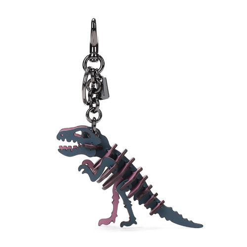 COACH/蔻驰  时尚小恐龙铬鞣皮革钥匙扣挂饰 55868_BKL6I