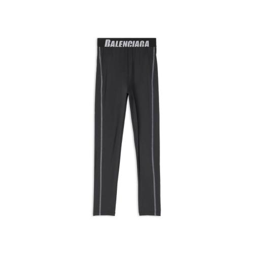 BALENCIAGA巴黎世家 22年秋冬 女士 休闲裤 Womens Athletic Cut Leggings in Black 7195204C3