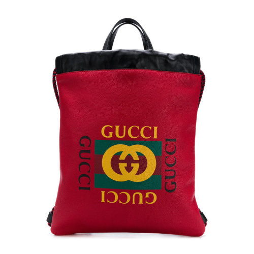 GUCCI/古驰 古琦女士红色皮革双肩包手提包 523586 0GDBT 6462 HKY0011N