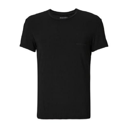  Emporio Armani/安普里奥阿玛尼 男士黑色棉质短袖T恤 1113416A51100020 PLFSX