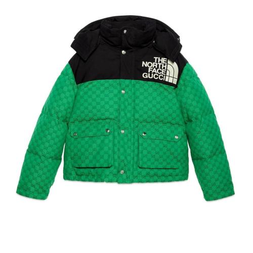  GUCCI古驰 22年秋冬 女士 The North Face x Gucci联名系列羽绒夹克 670908 Z8APZ 3348