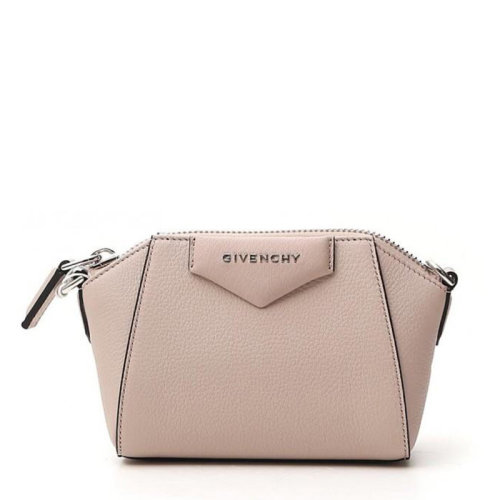 Givenchy 纪梵希 女士 包袋 粉色羊皮挎包 单肩斜挎包NANO ANTIGONA手袋16.5*14*4cm