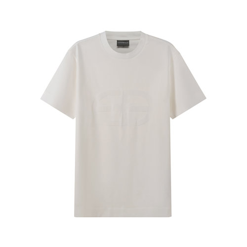 Emporio Armani/安普里奥阿玛尼 【22秋冬新款】 男士棉质圆领短袖T恤LOGO图案 6L1TA2 1JGYZ