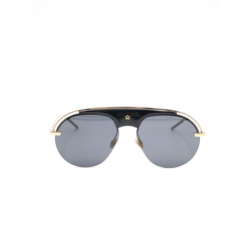 DIOR/迪奥 男女同款 时尚百搭 黑金色金属眼镜太阳镜 EVOLUTION2M22KBLACK HJH0022B