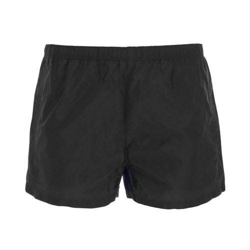 PRADA/普拉达  男裤 男士 黑色尼龙时尚短裤 UB332-1WQ9-F0002