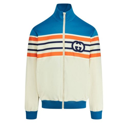  GUCCI/古驰 男士拼色涤纶夹克 673299XJDU1 4628 PLFSX
