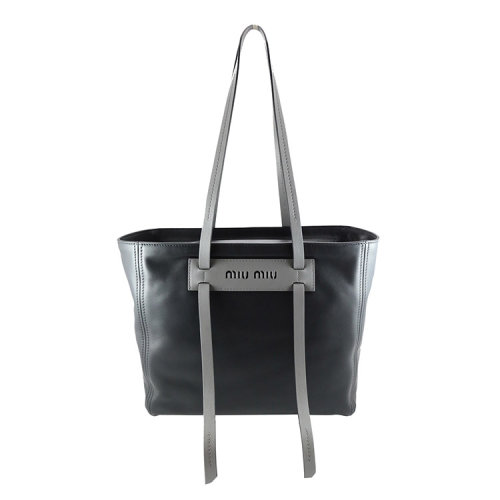 Miu Miu/缪缪 19年春夏 Grace Lux托特包 女性 单肩包 黑色 手提包 5BG141 V OLO 2BYA F0T0I