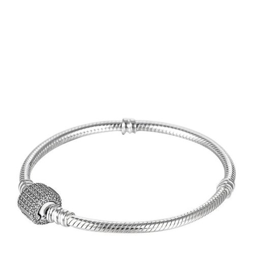 PANDORA/潘多拉 Moments系列 女士925银经典扣手链 590723CZ