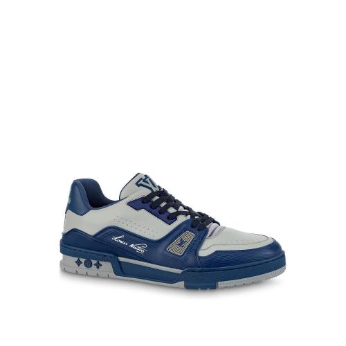  LV路易威登 22年秋冬 男士 休闲运动鞋 LV TRAINER 运动鞋 1AA6UR 1AA6UW 1AA6UT 1AA6UV 1AA6U