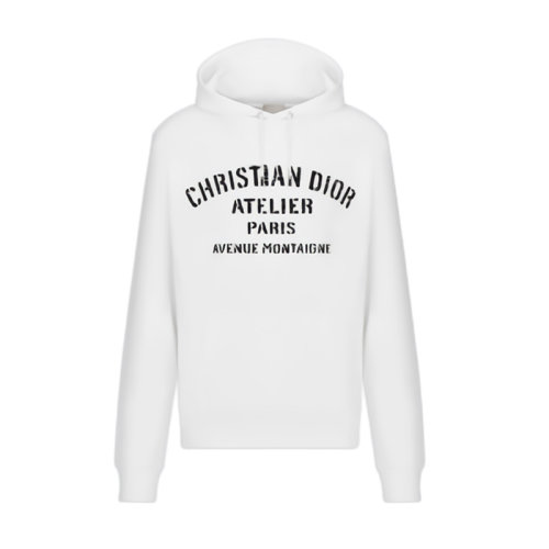 DIOR/迪奥 男士CHRISTIAN DIOR ATELIER白色连帽卫衣 043J646A0531_C088