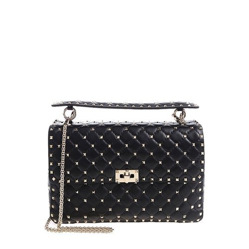 Valentino/华伦天奴 18秋冬 女士 单肩包 Rockstud系列 小方包 铆钉