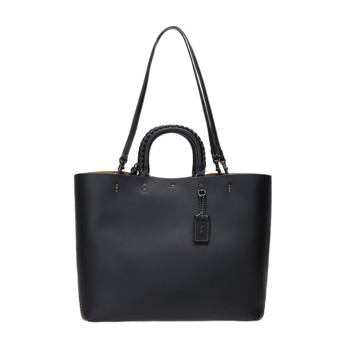 COACH/蔻驰  1941系列 女士黑色皮革手提单肩包 59981_BPBLK