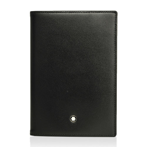 MontBlanc/万宝龙 大班系列 男士黑色牛皮证件夹护照套 35285