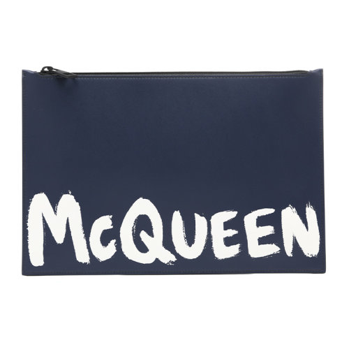 Alexander McQueen/亚历山大麦昆22新品男士手拿包男士手包5604721AACG