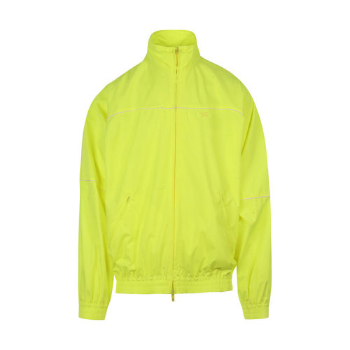 Balenciaga/巴黎世家  男装 时尚简约 休闲 男士荧光黄拉链夹克 642337TJOC17204  HKY06107