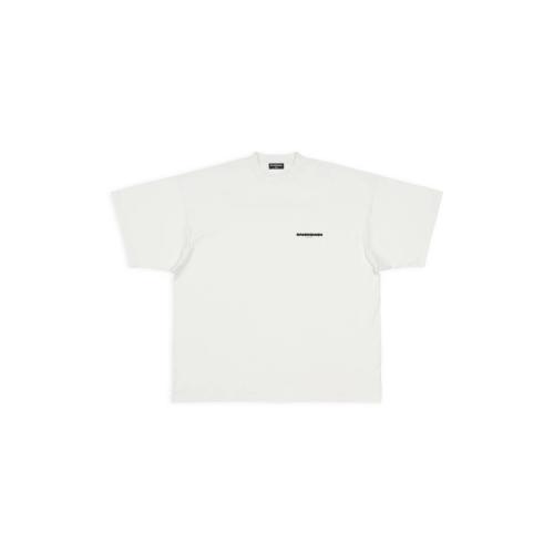  BALENCIAGA巴黎世家 22年秋冬 女士 短袖T恤 strike 1917 t-shirt oversized 694576TMVJ60980