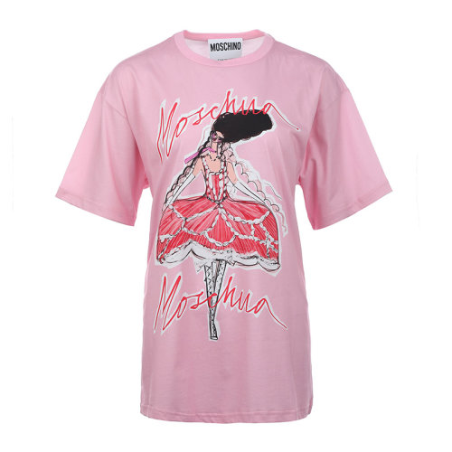 MOSCHINO/莫斯奇诺22春夏女士短袖T恤A071205401