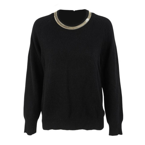 BURBERRY/博柏利男士针织衫/毛衣黑色羊毛羊绒z2