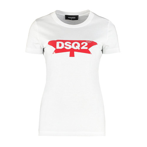 Dsquared2/D二次方 春夏 女性 休闲 字母 白色 女士短袖衬衫 S75GC0910S22427_100