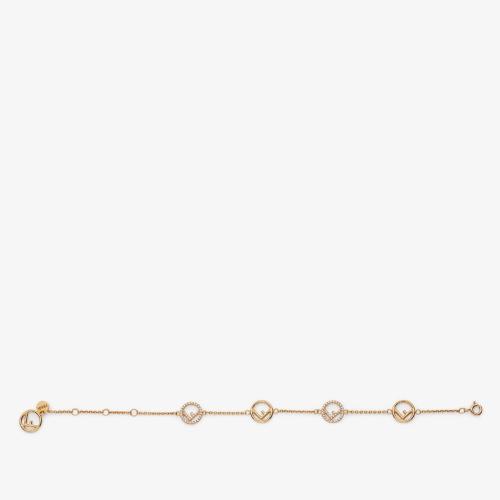 FENDI芬迪 22年春夏 女士 手链 金色手镯 8AG7366DMF089U