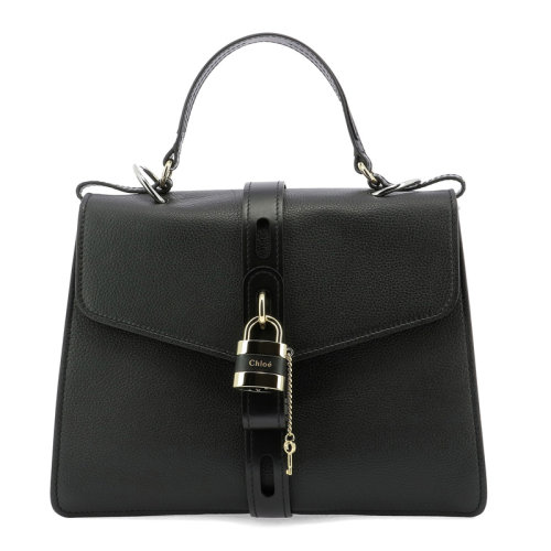 CHLOE/克洛伊   Tess Hobo系列 女士牛皮经典LOGO图案时尚锁头挂饰手提包单肩包斜挎包