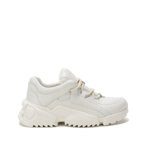 Salvatore Ferragamo/菲拉格慕 女士SKYLAR 7系列牛皮系带休闲运动鞋 0734120