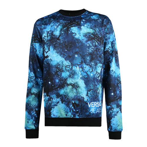 VERSACE/范思哲 男装 服饰 圆领经典logo印花色运动衫 男卫衣