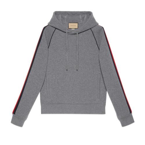  GUCCI古驰 22年秋冬 男士 织带兜帽卫衣 673623 XJDU4 1093