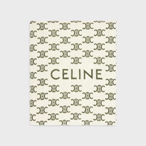  CELINE赛琳思琳 22年秋冬 女士 围巾 棉质沙滩巾 2AR03656Q.02KK